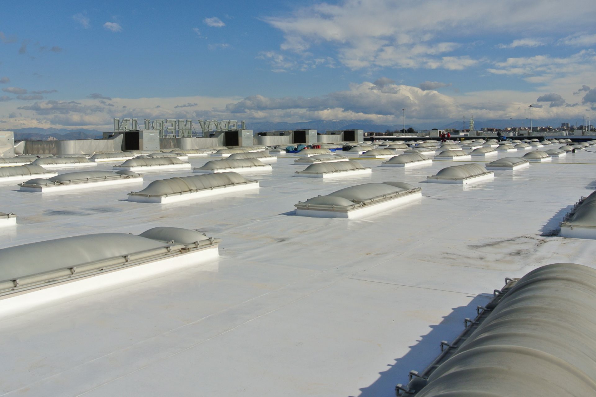 Roof of Shopping Center in Campania