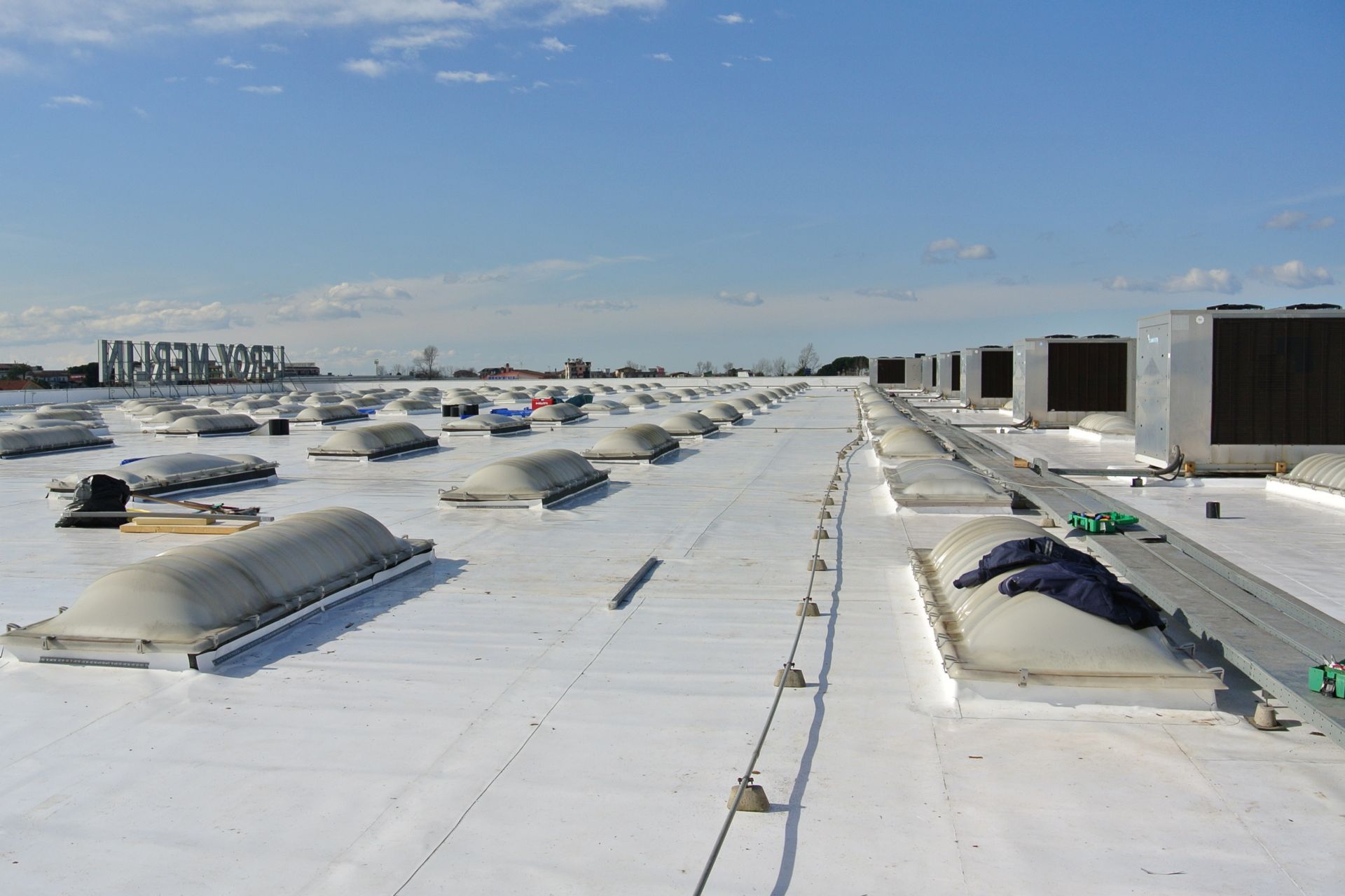 Roof of Shopping Center in Campania