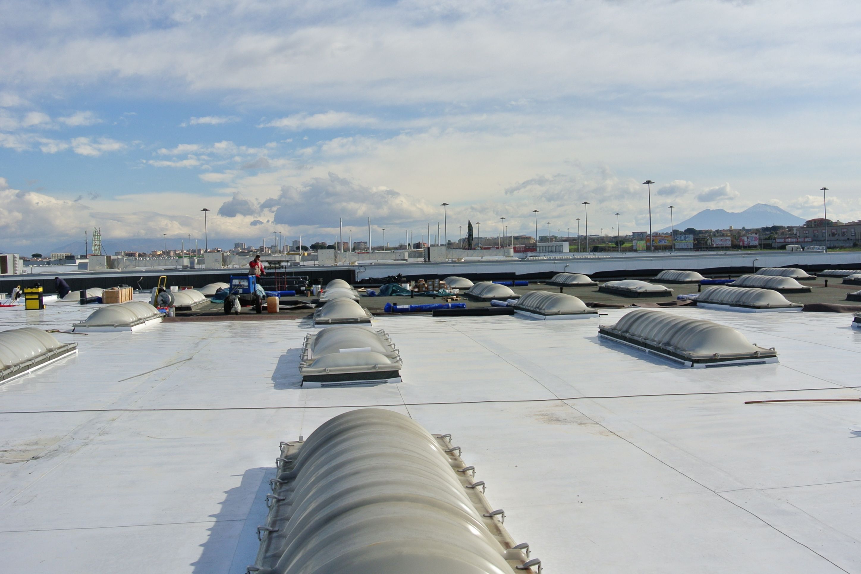 Roof of Shopping Center in Campania