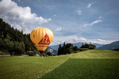 Sika Hot Air Balloon in Switzerland
