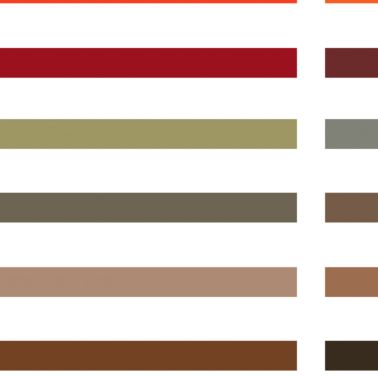 Sika ComfortFloor® color swatch for resin floor in red and brown shades