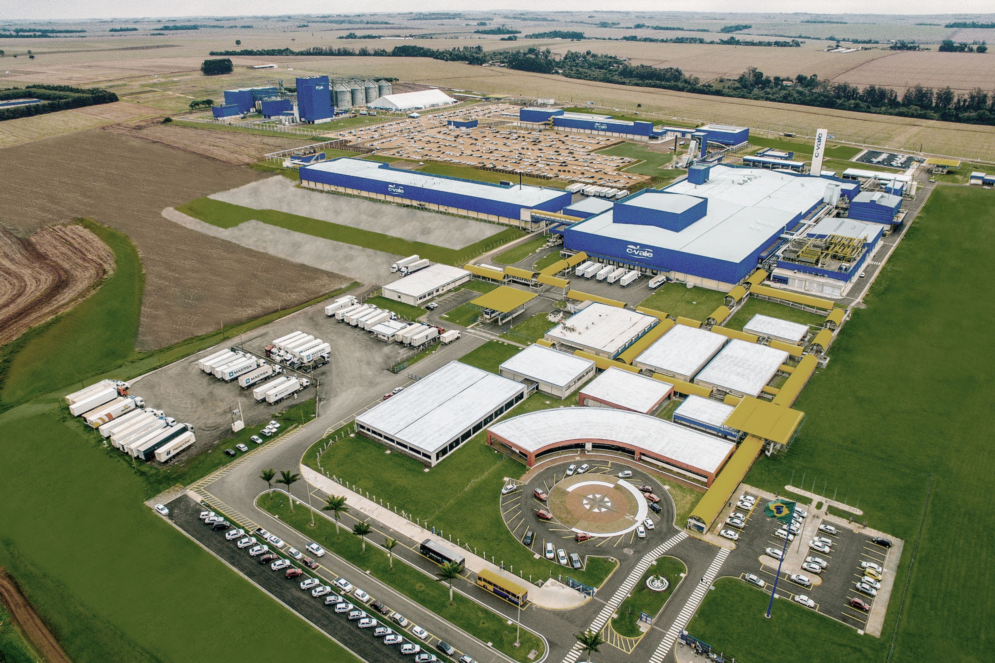 西卡式冷屋顶应用于巴西的一家工厂