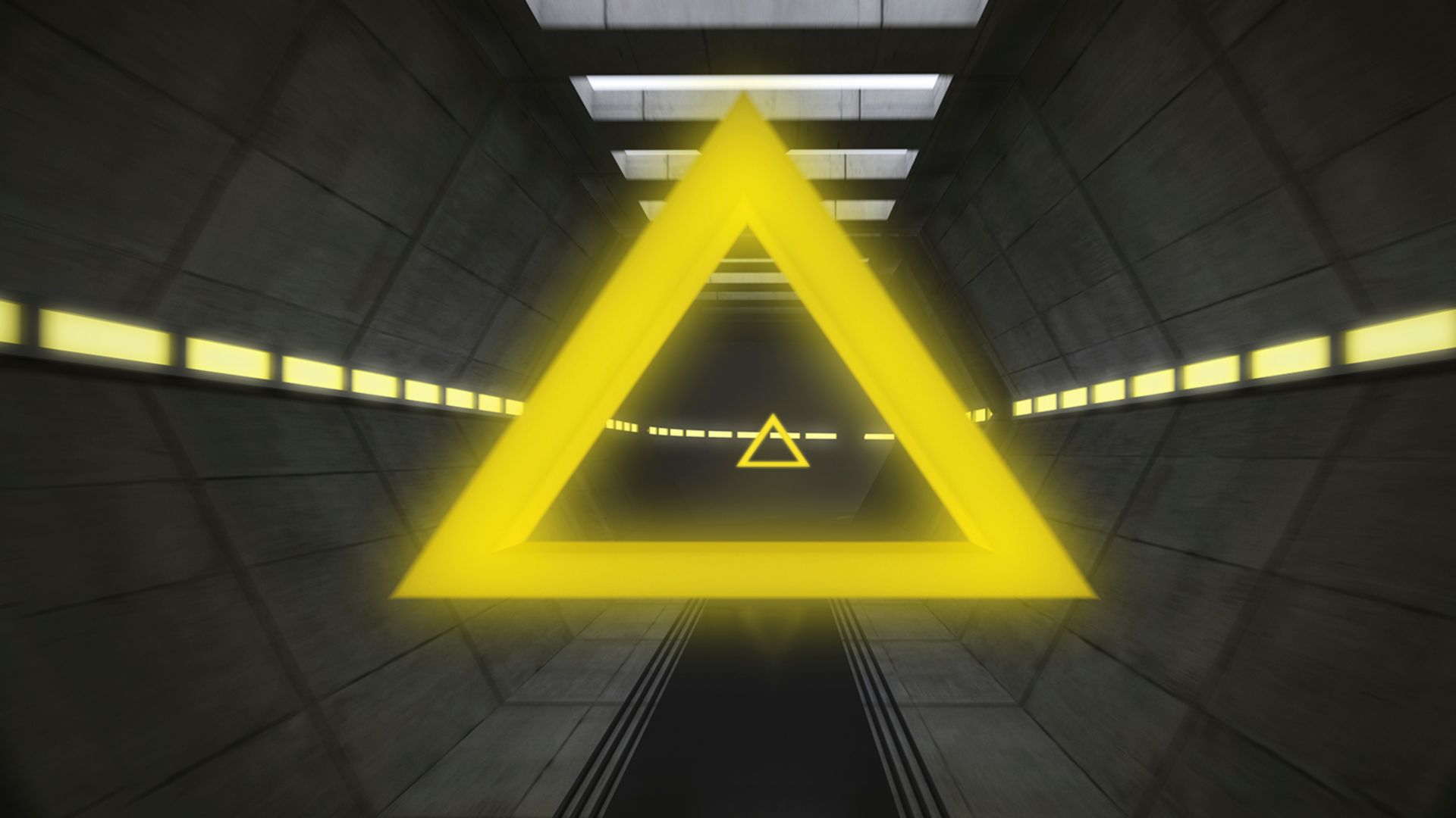 Sika Purform® video through tunnel with yellow triangles