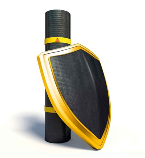 SikaShield® bitumen membrane shield with roll of roof waterproof membrane