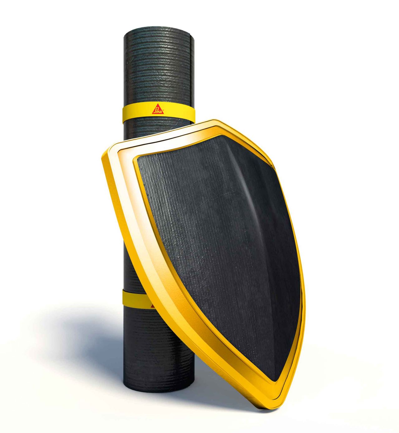 Sikashield®沥青膜屏蔽层配有屋顶防水膜