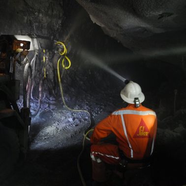 Construction workers in a silver mine in the Meixcan Heartland
