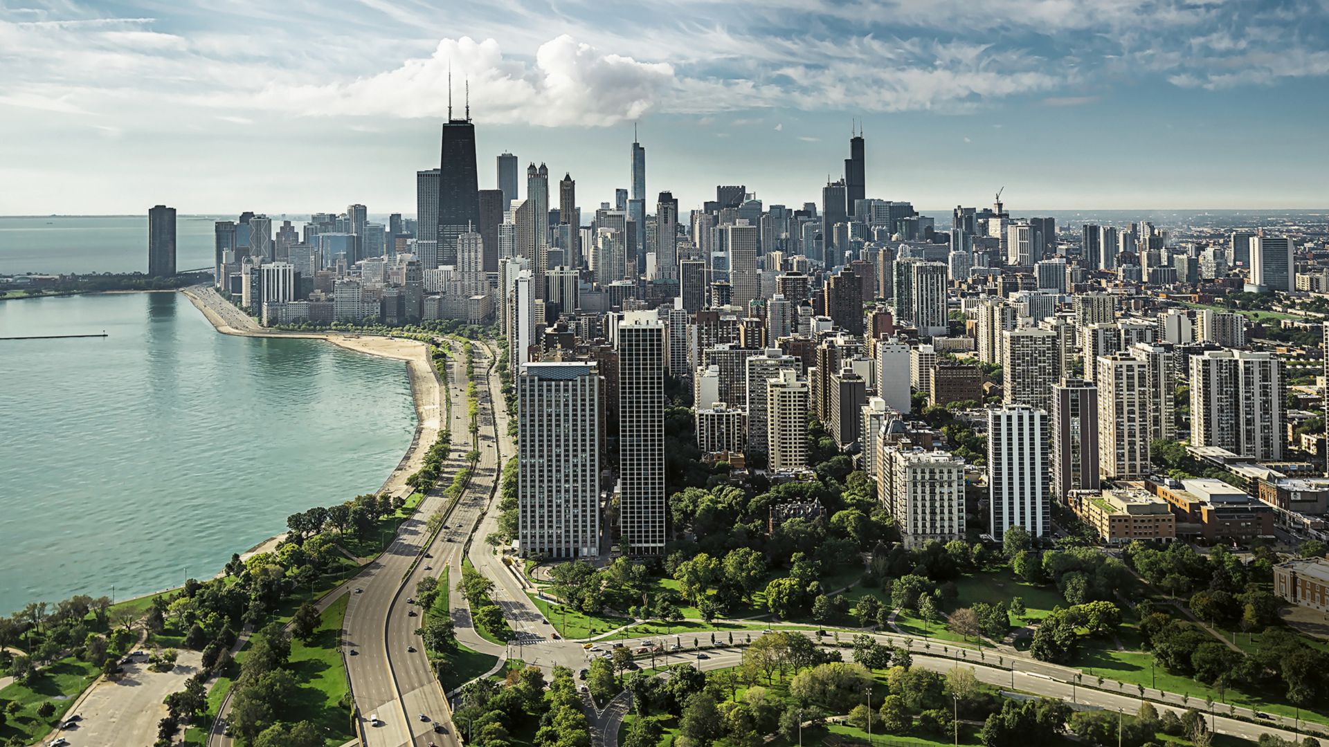 Skyline of Chicago, USA