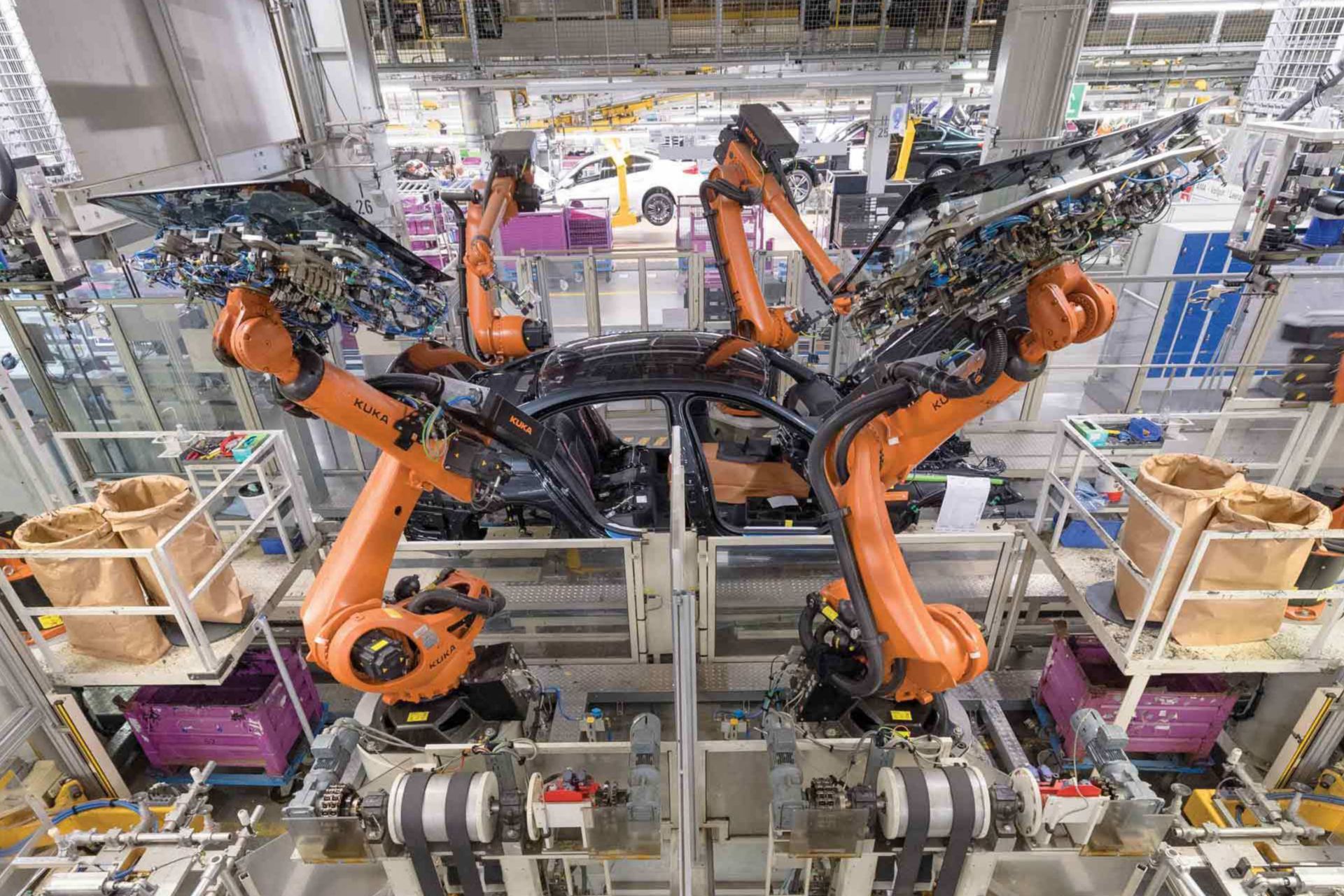 Direct Glazing Assembly Line Adhesives Sika Automotive