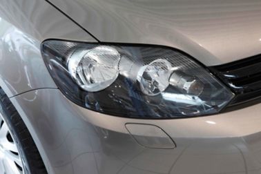 View of vehicle headlamp bonded with Sika Exterior Adhesive Solutions
