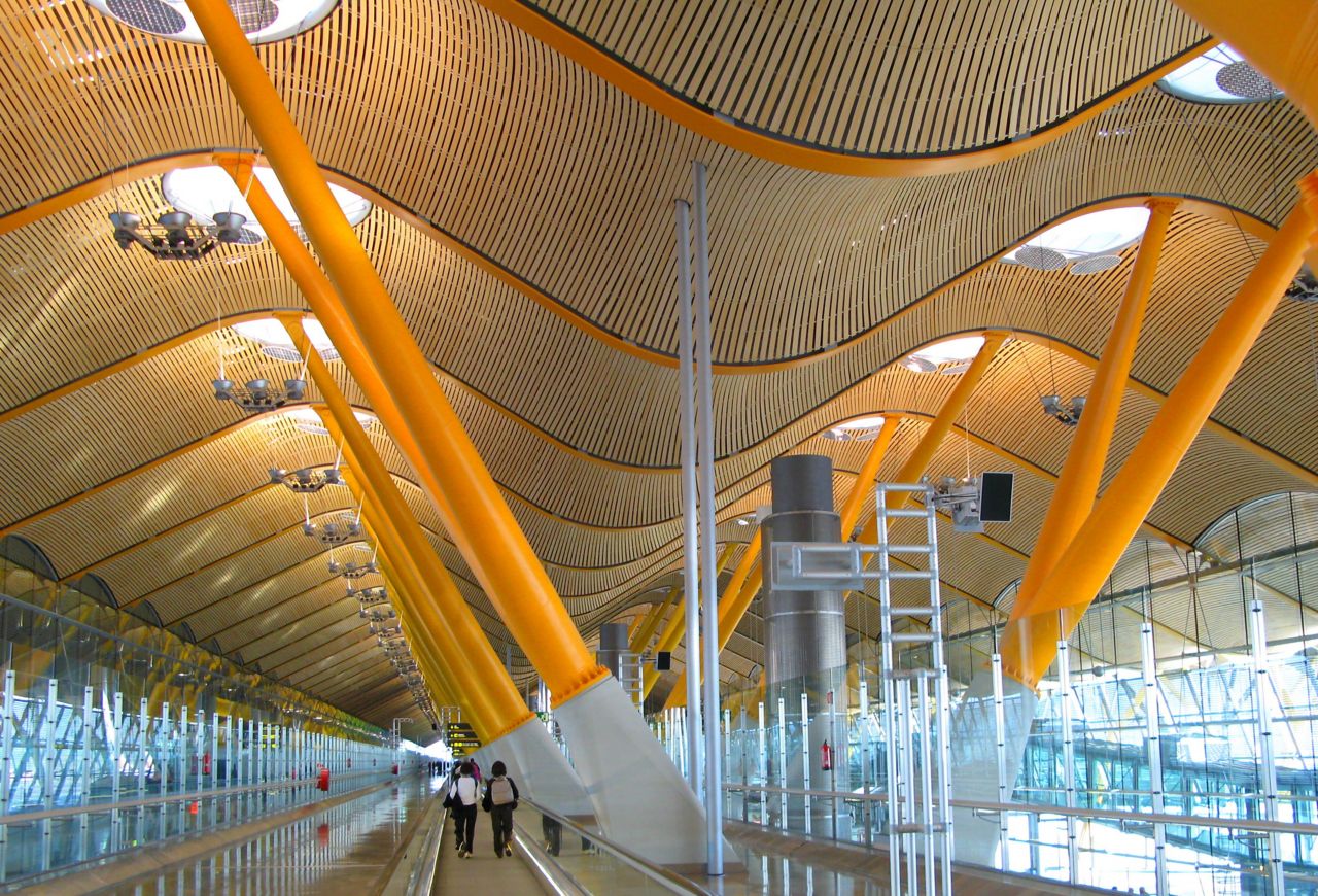 西班牙马德里的巴拉哈斯机场