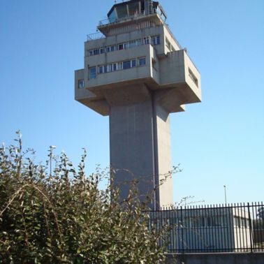 Control tower in Santander Airport