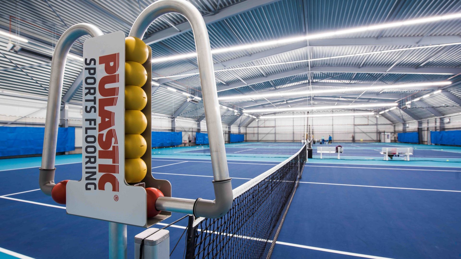 Indoor tennis floor by Sika