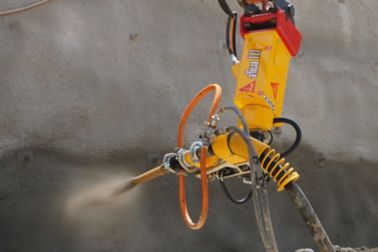 Sika Aliva machine spraying concrete shotcrete