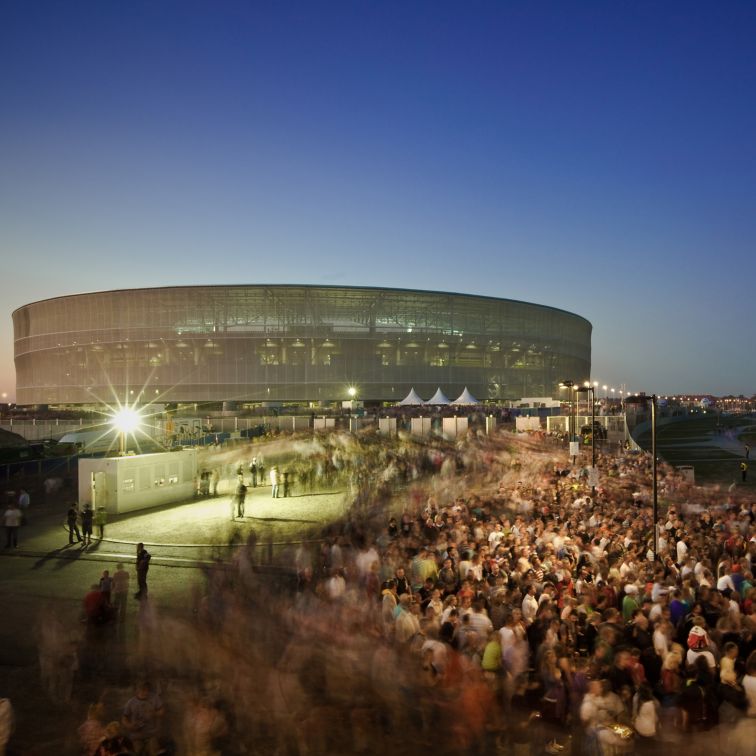 Municipal Stadium in Wroclaw, Poland