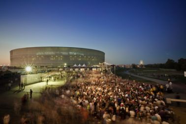 Municipal Stadium in Wroclaw, Poland