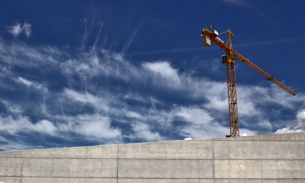 Ferrocement construction works at the Stavros Niarchos Cultural Center