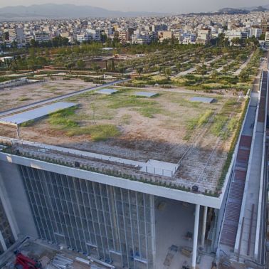 Construction Site of the Stavros Niarchos Cultural Center in Greece