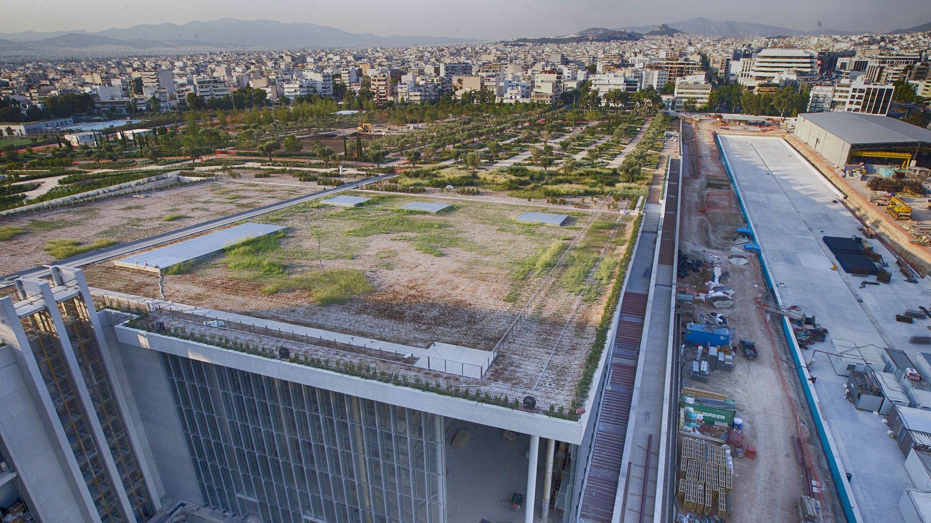 Construction Site of the Stavros Niarchos Cultural Center in Greece