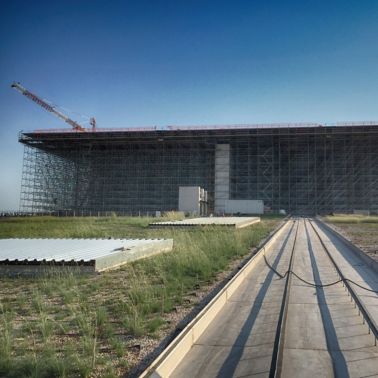 The green areas at the Stavros Niarchos Park in Greece
