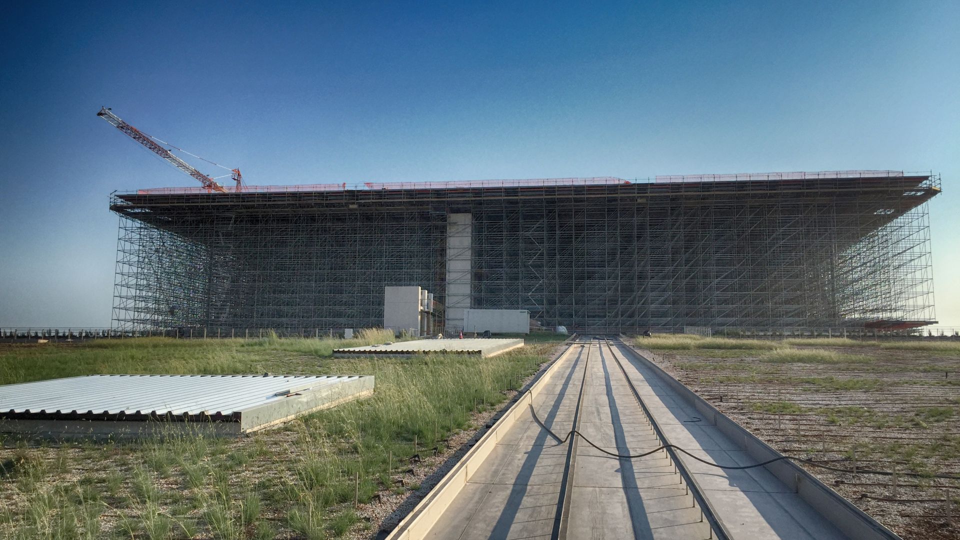 The green areas at the Stavros Niarchos Park in Greece