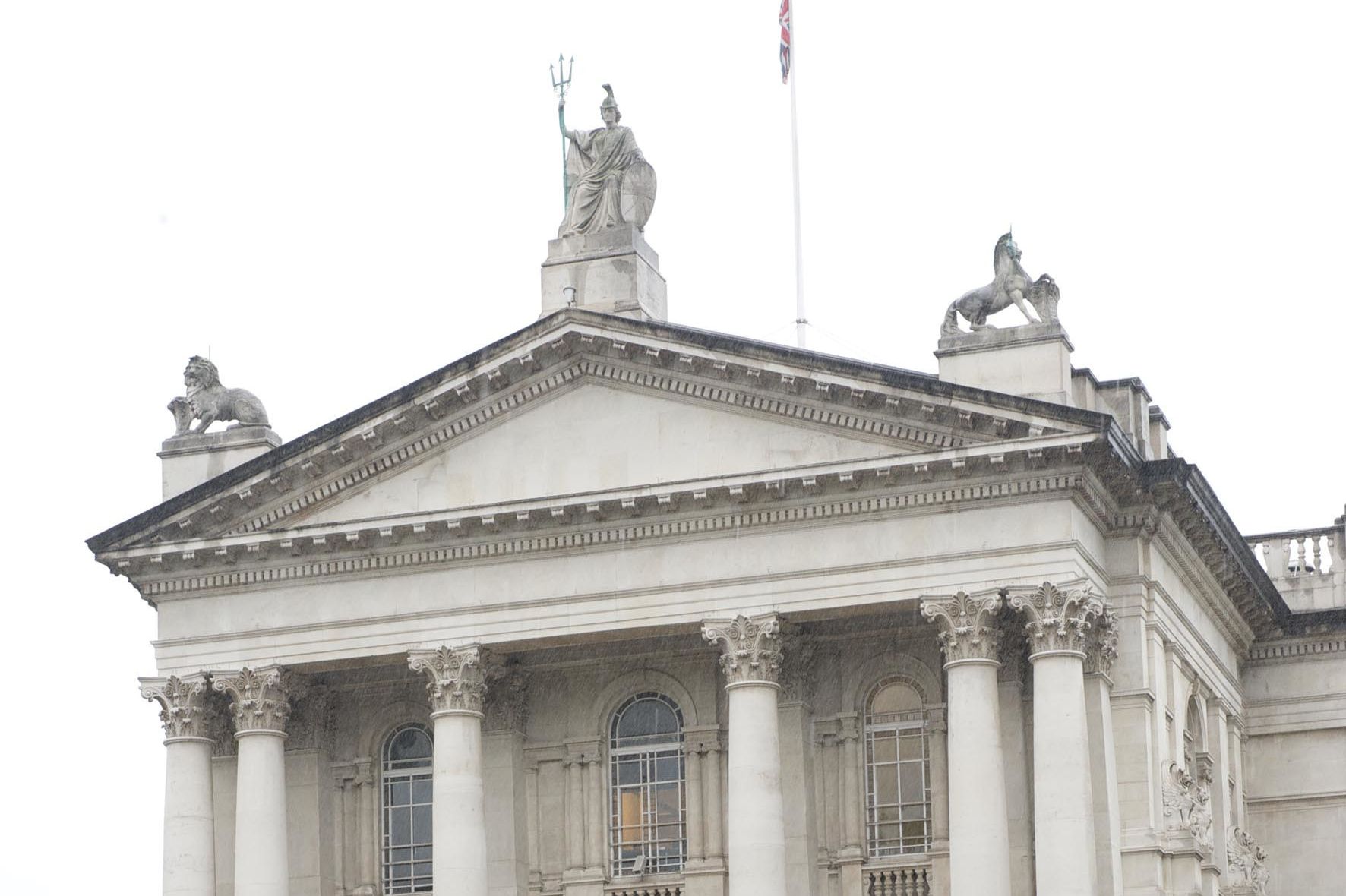 Refurbished roof of the Tate Britain Museum in London