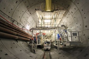 隧道掘进机用于隧道施工