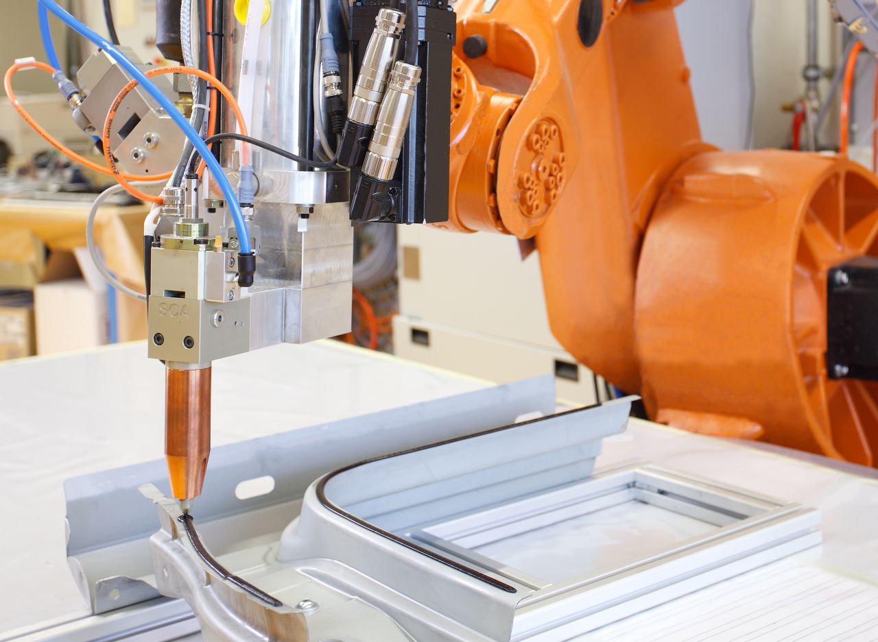 技术Enggineer Testinga泵设备在Sika测试中心