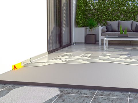 SIKA - SikaCeram 200 Flex Gris, Colle à carrelage à double consistance sans  poussières pour carrelage céramique et pierres naturelles (3600 cm² max), 5  kg : : Bricolage