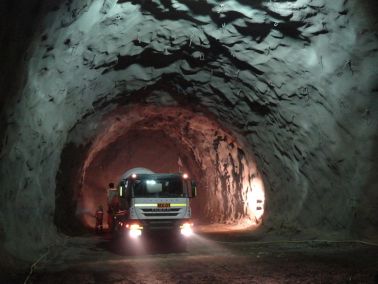 智利Chuquicamata地下矿的建筑