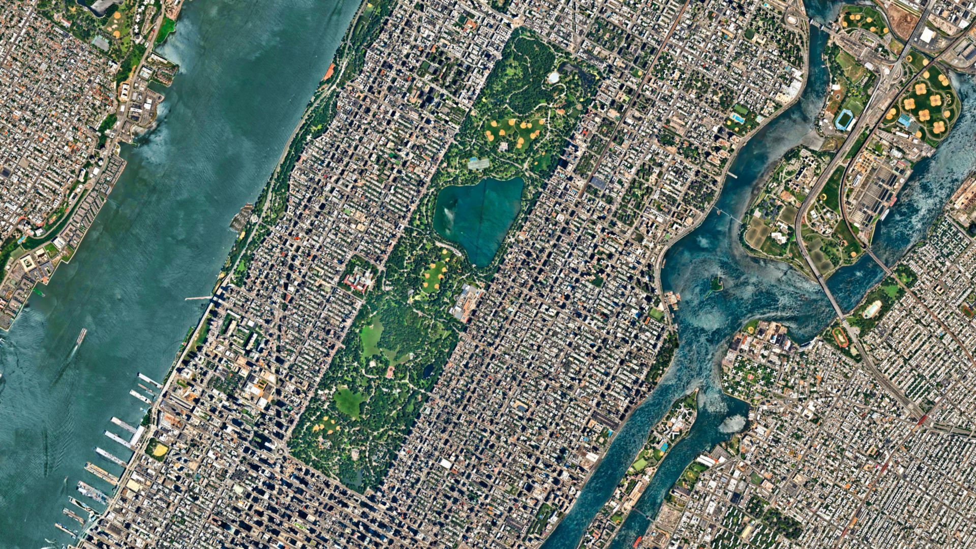Growing densification of the cities is best visible from the air