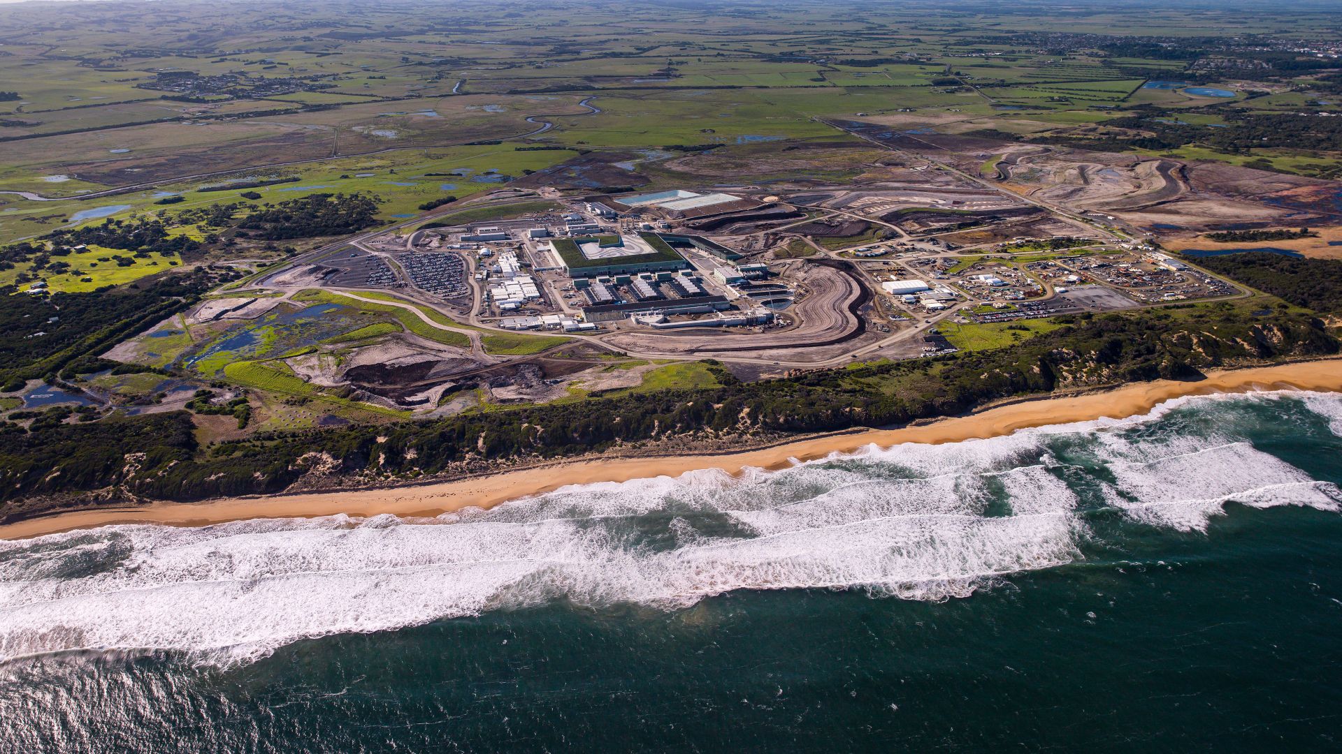 Victorian Desalination Plant in Dalyston Australia