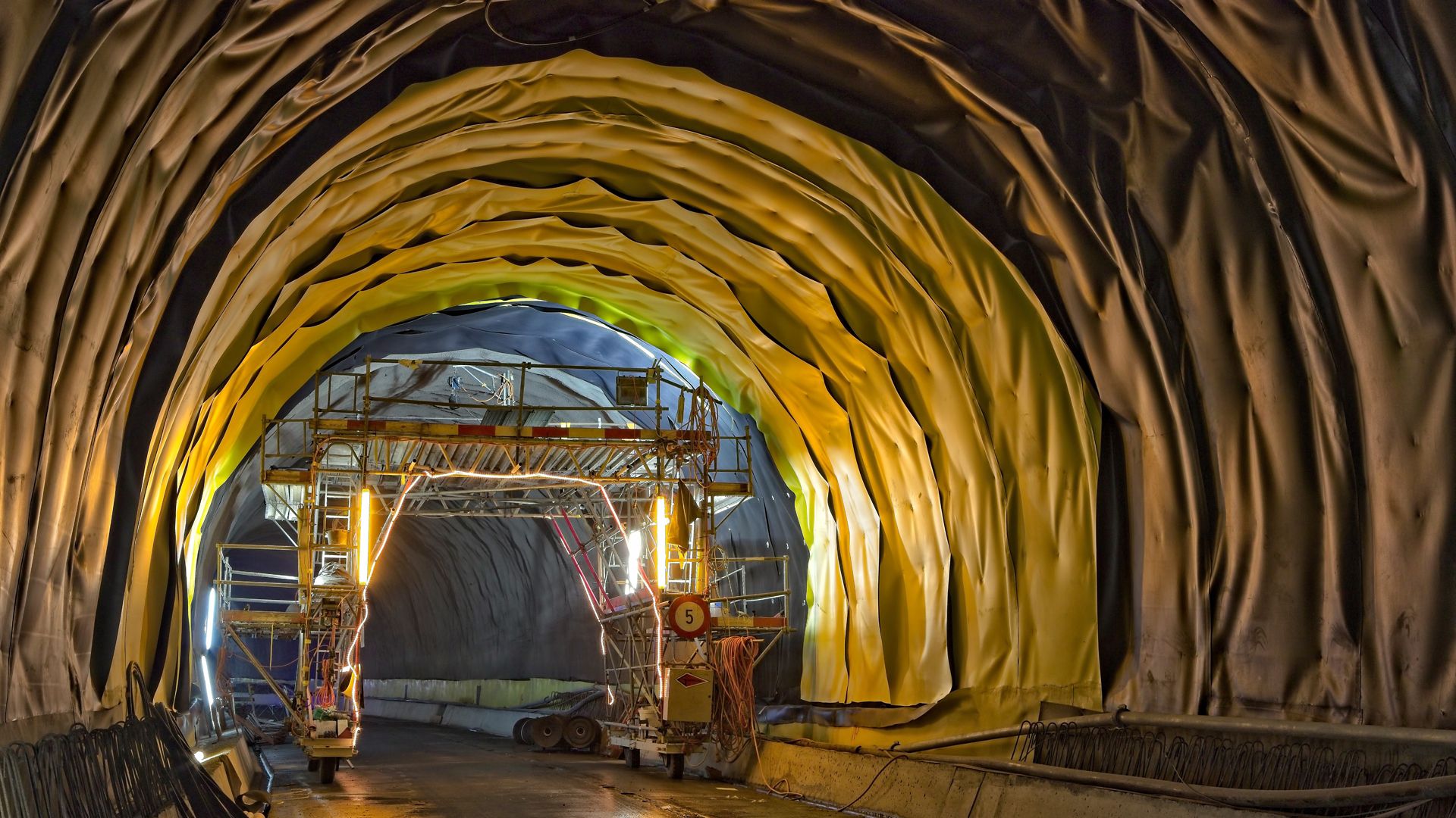 Sikaplan sheet waterproofing system protecting Visp tunnel in Switzerland