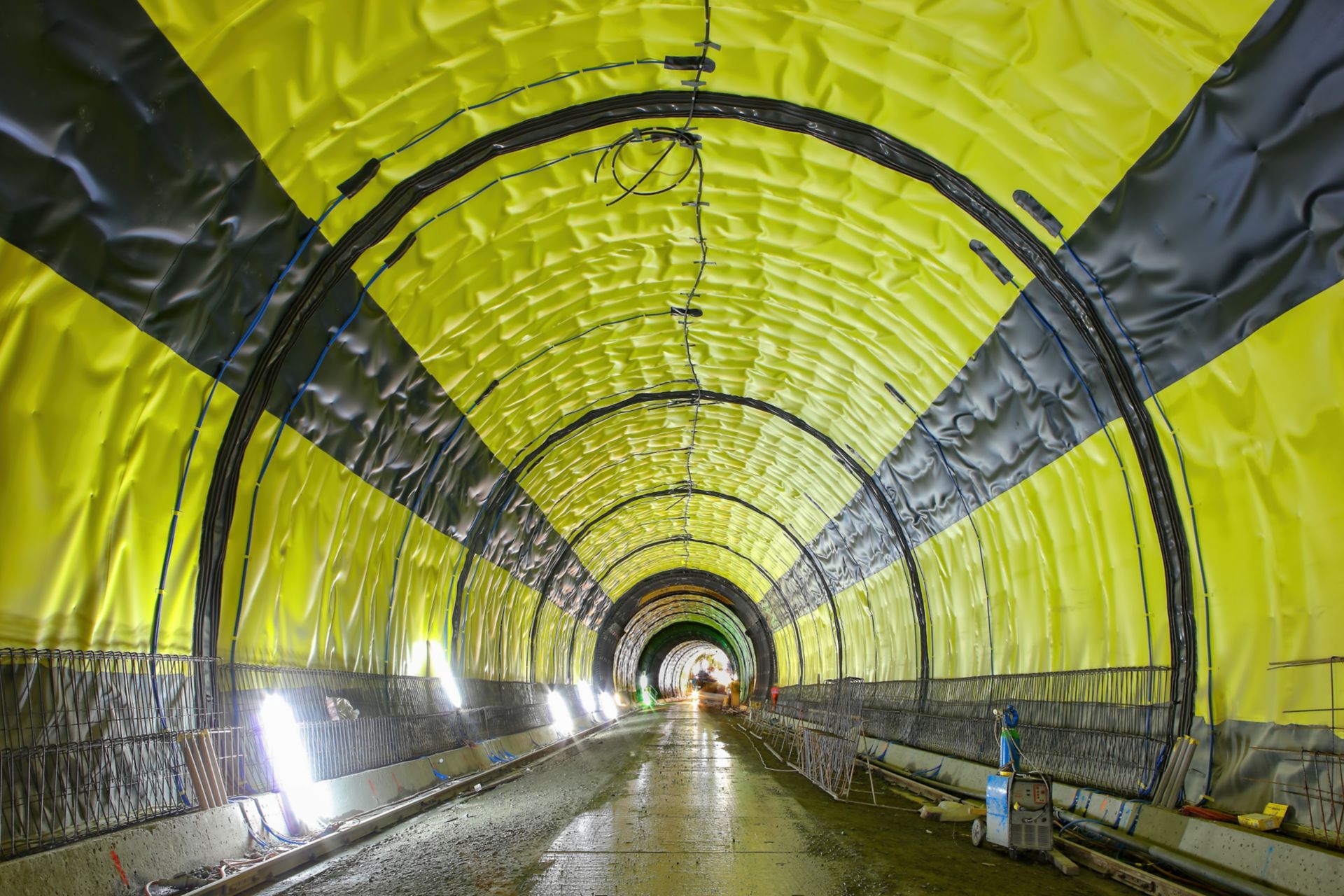 Sikaplan sheet waterproofing system protecting Visp tunnel in Switzerland