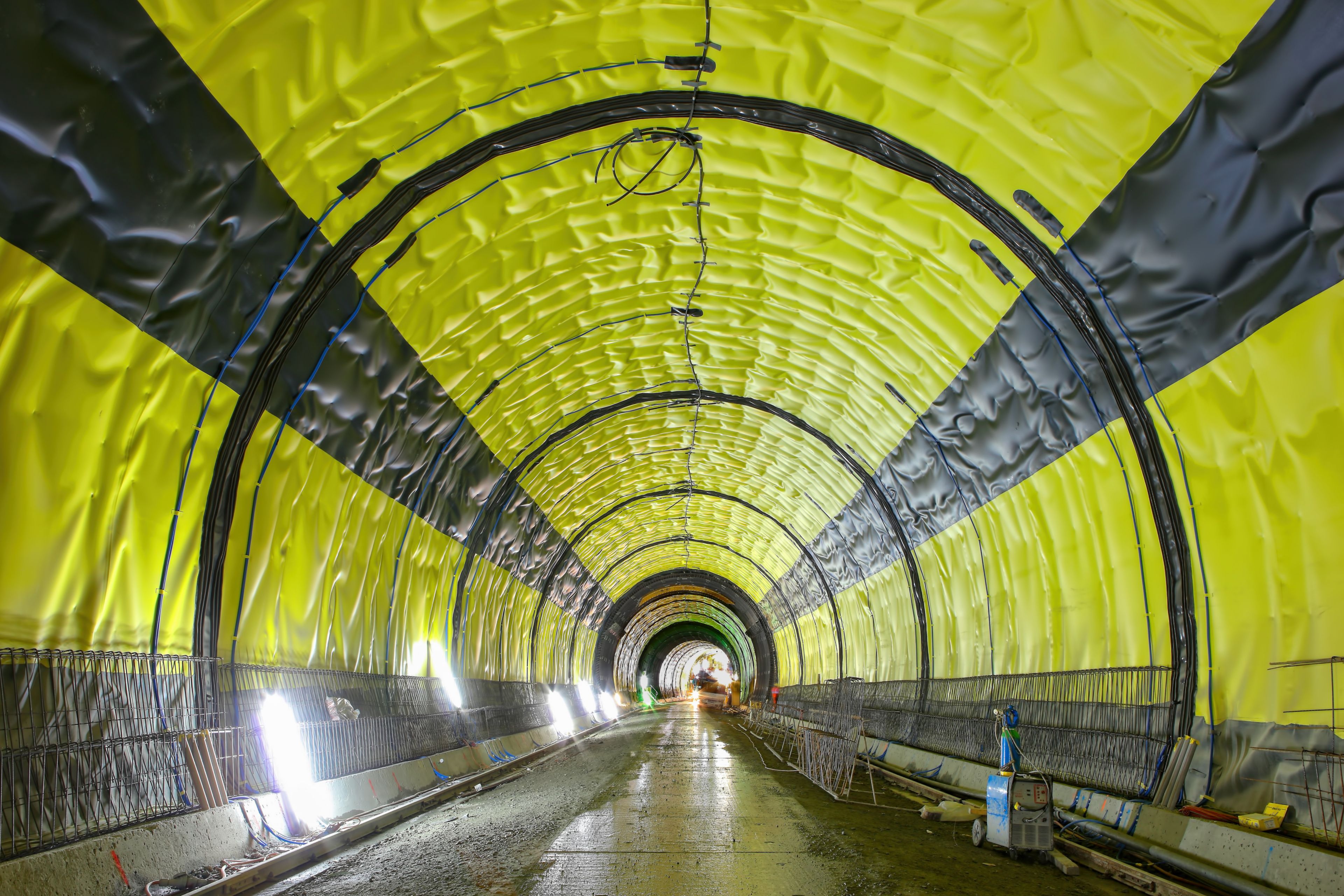Sikaplan sheet waterproofing system protecting Visp tunnel in Switzerland