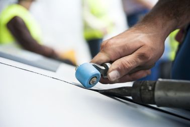 防水板膜的手焊接