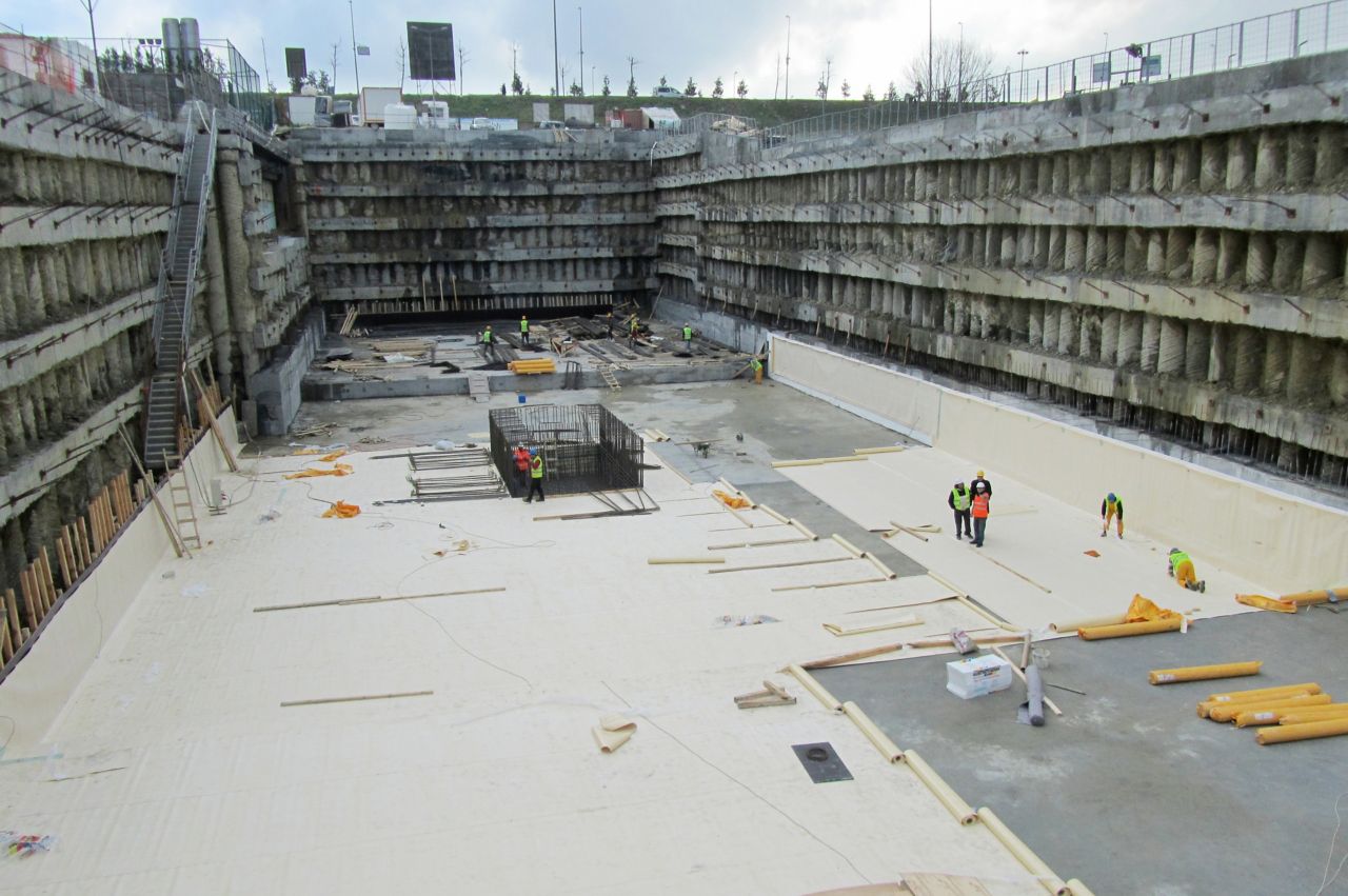 Below grade basement waterproofing with sheet membrane system