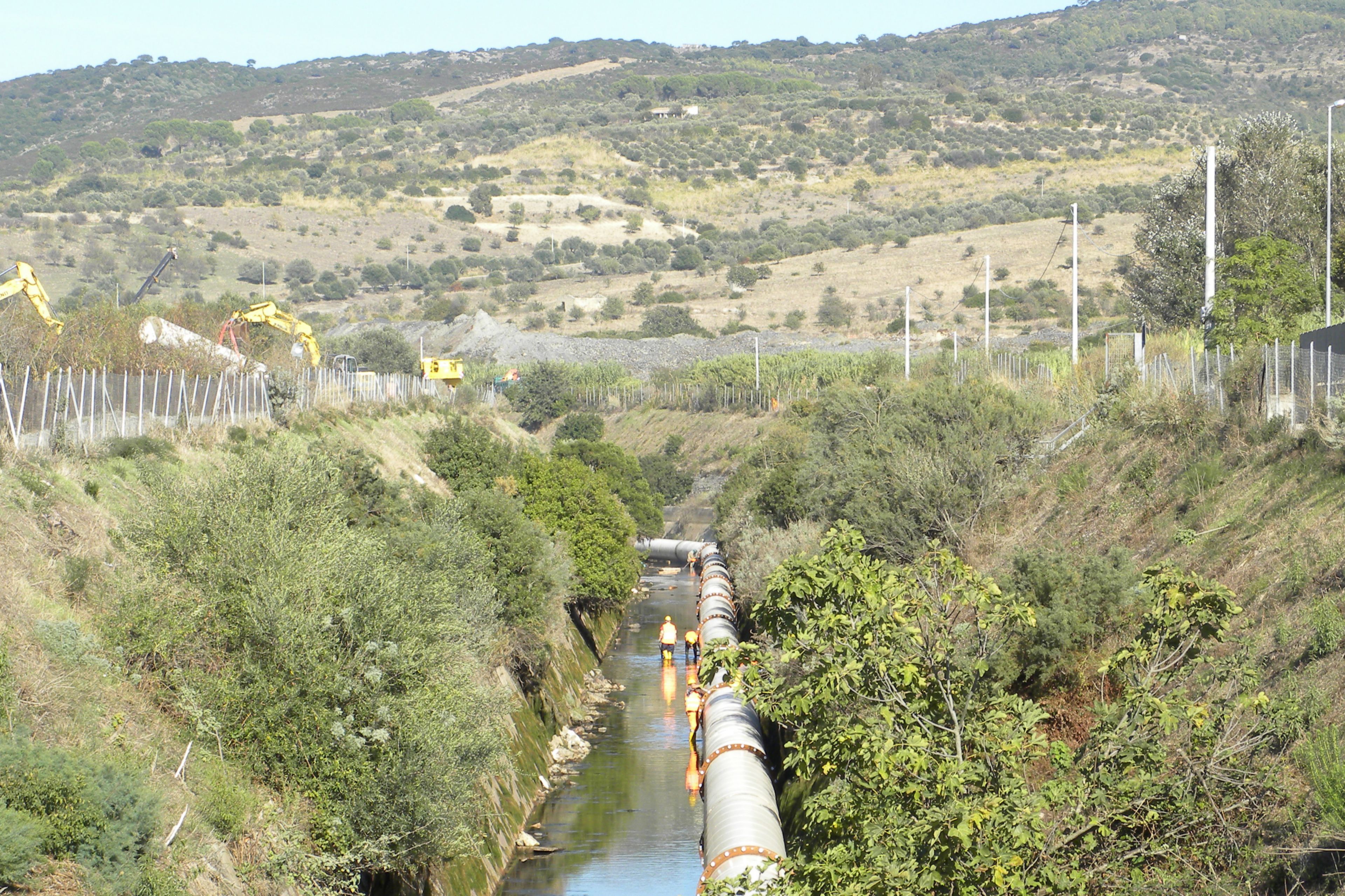 Refurbishment of Water Channel Flumendosa in Sardinia, Italy