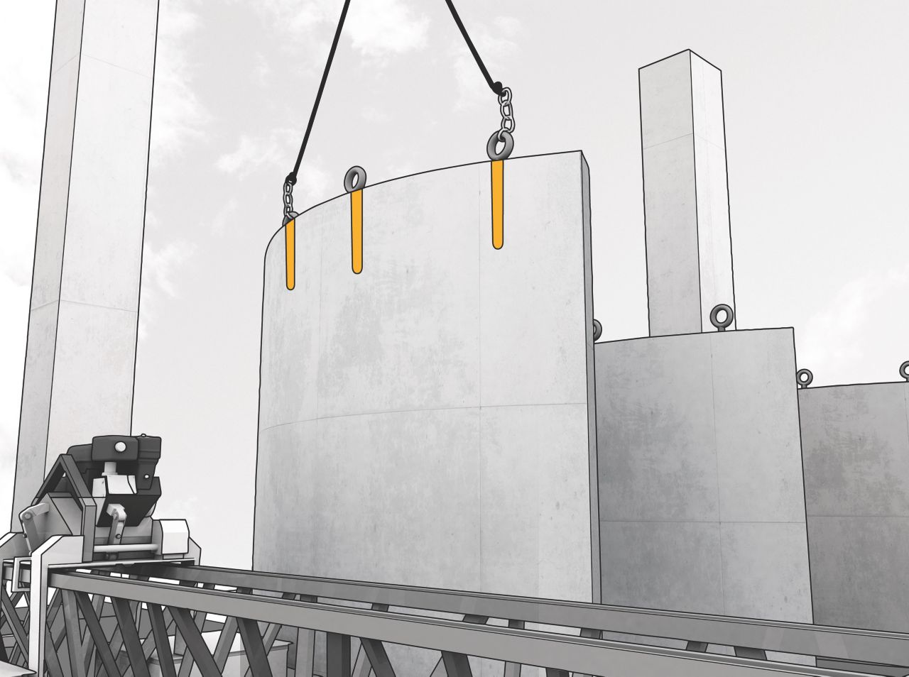 湿式预制混凝土技术制图