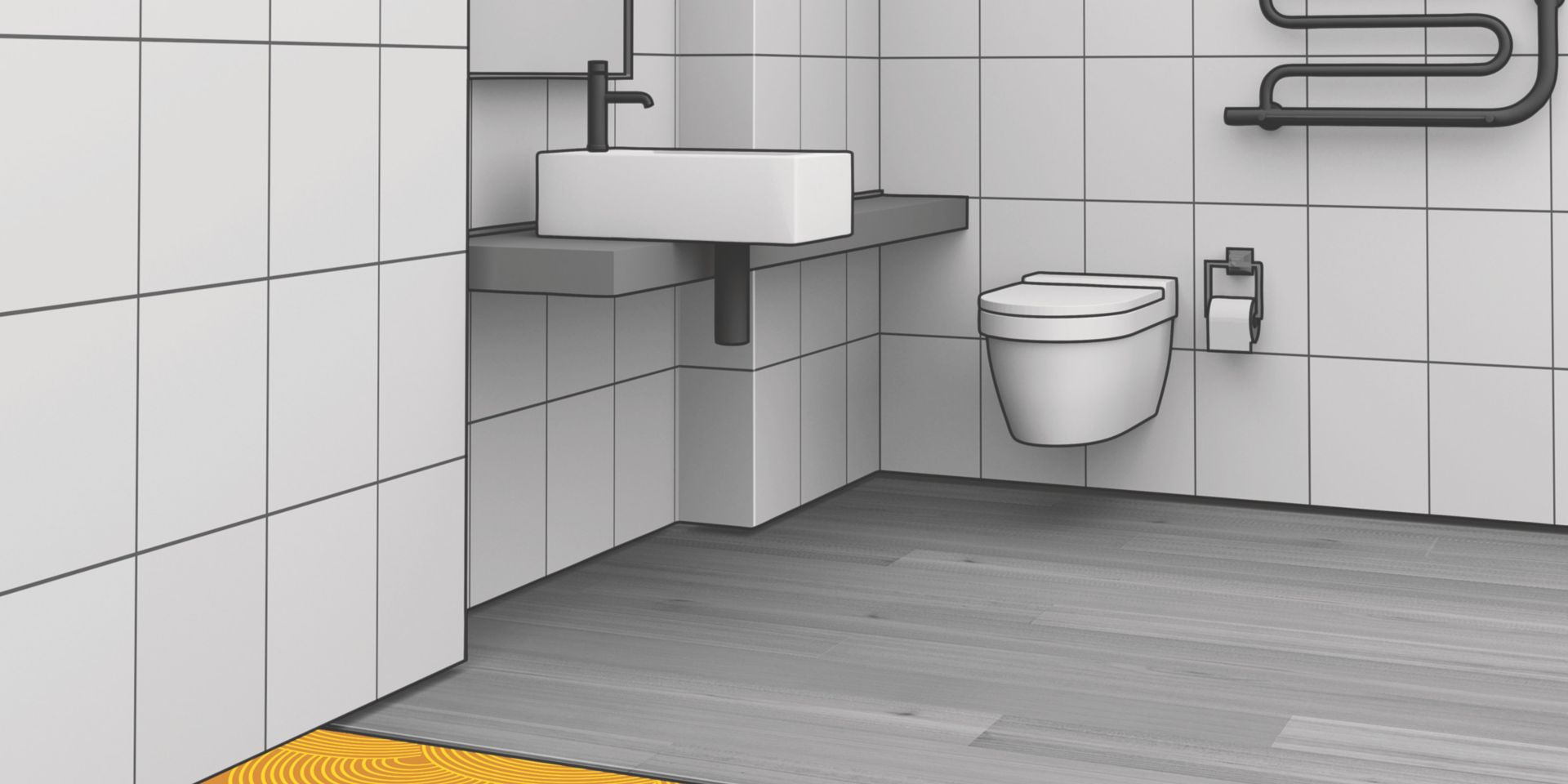 Wood floor bonding with SikaBond adhesive