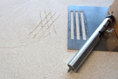   Screed evaluation method: Cross-hatch testing for surface strength