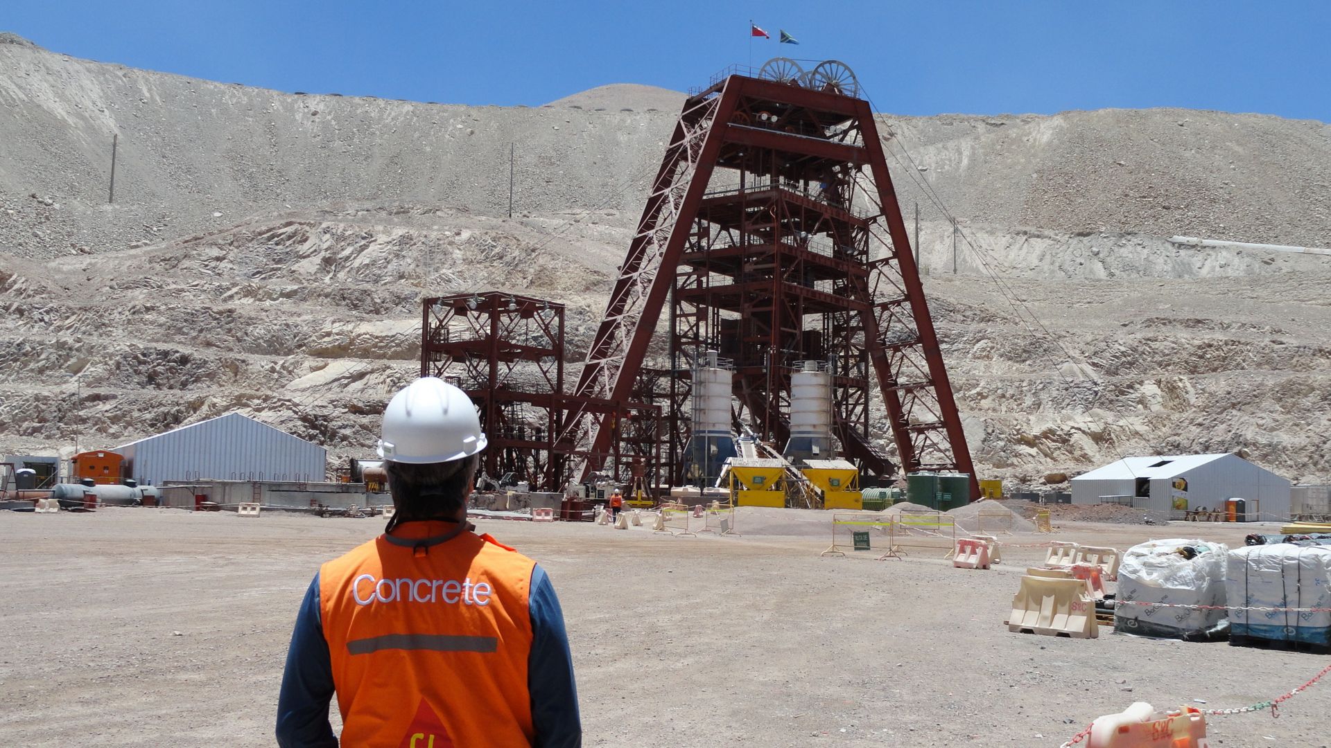 Construction at Chuquicamata Underground Mine in Chile