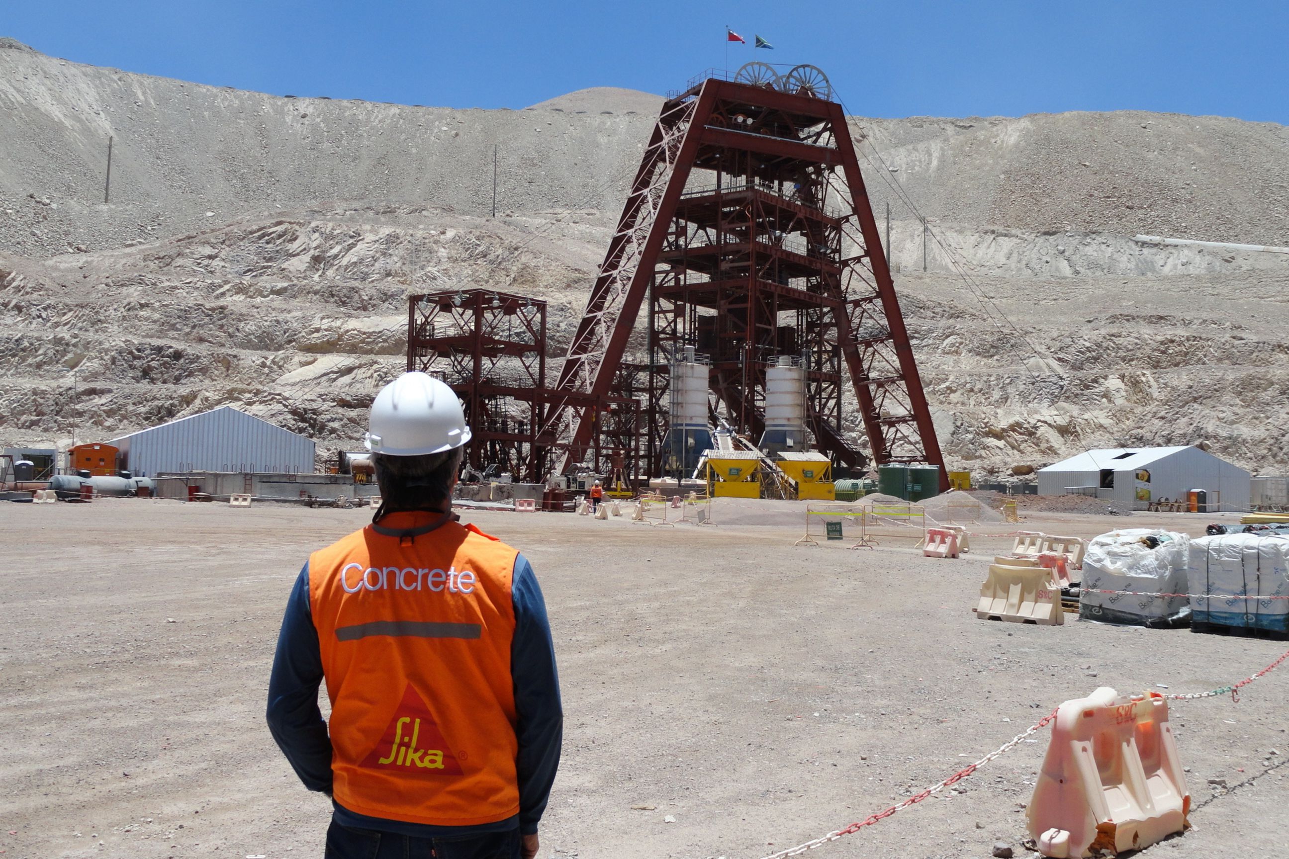 Construction at Chuquicamata Underground Mine in Chile