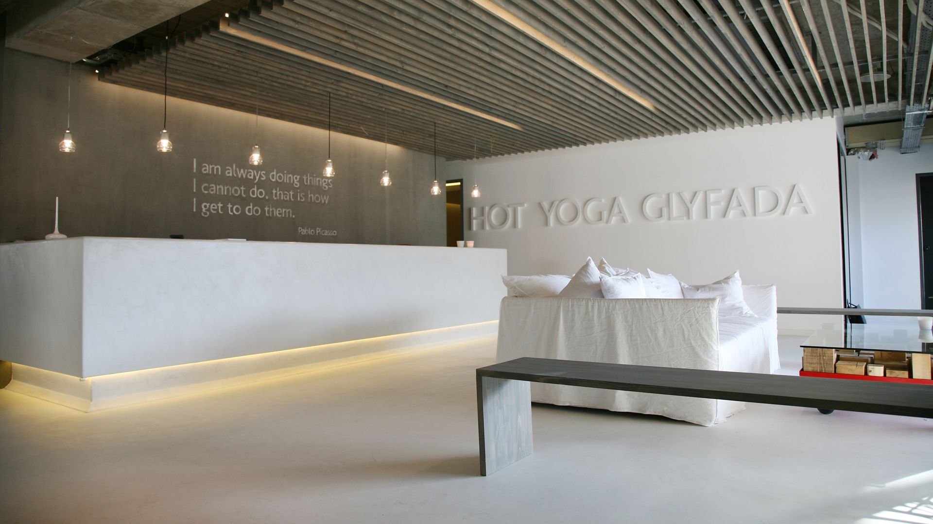 Floor of Yoga Studio in Glyfada, Greece