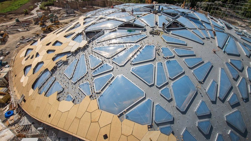 Construction of Elephant House in Zurich Zoo