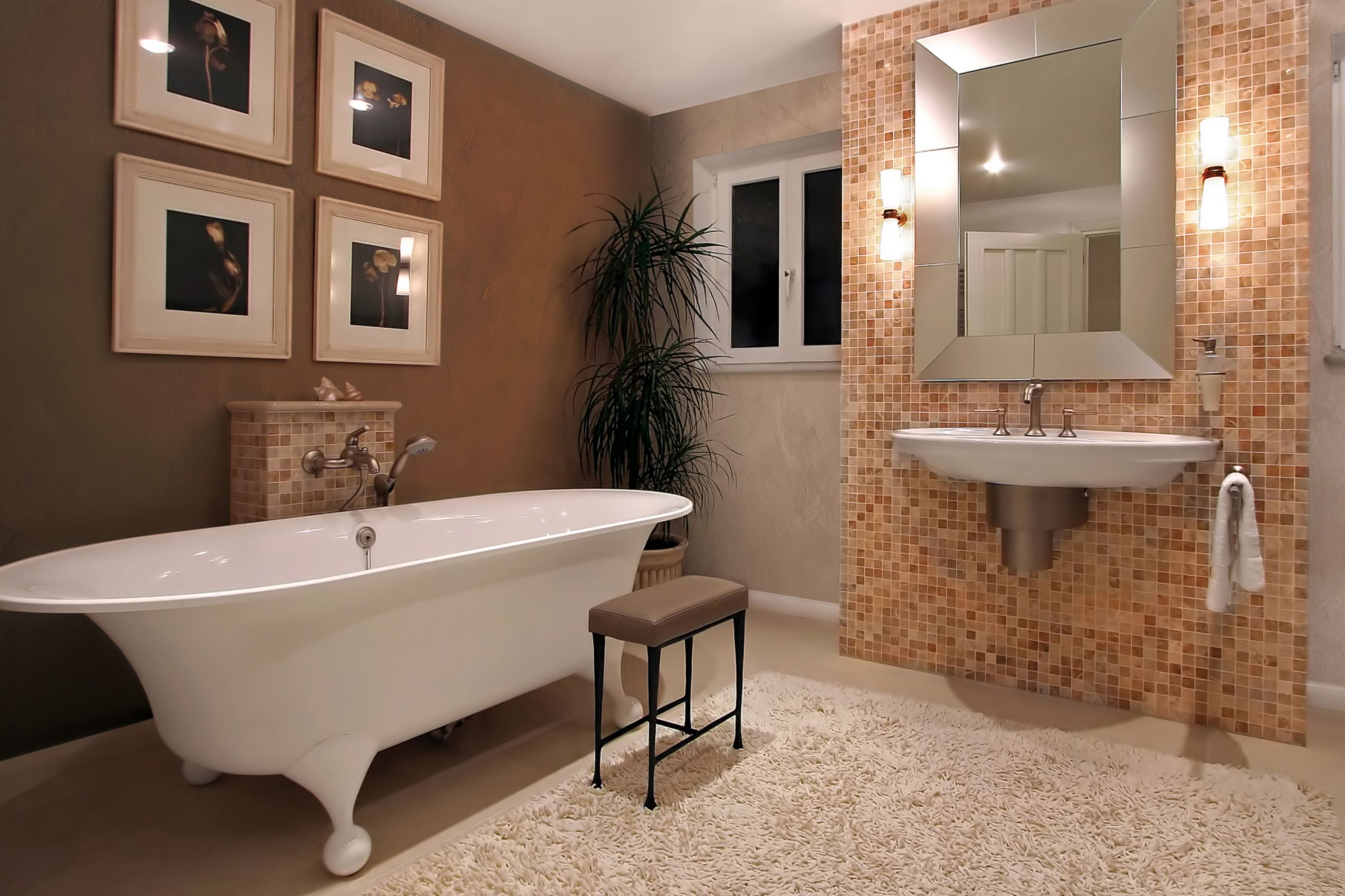 Pareti e Pavimenti Bagno在Microcemento