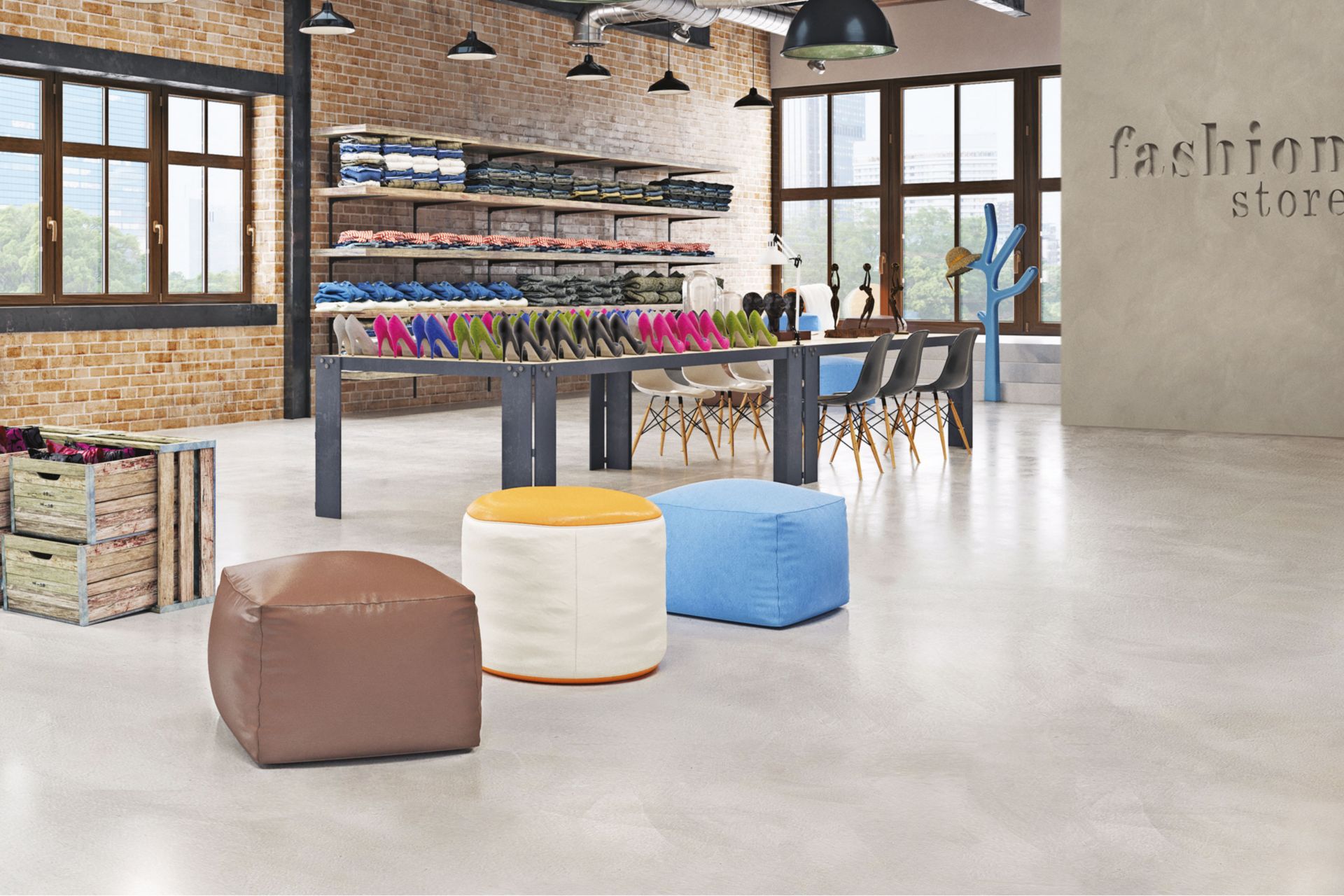 Microcemento申请联合国edificio pubblico