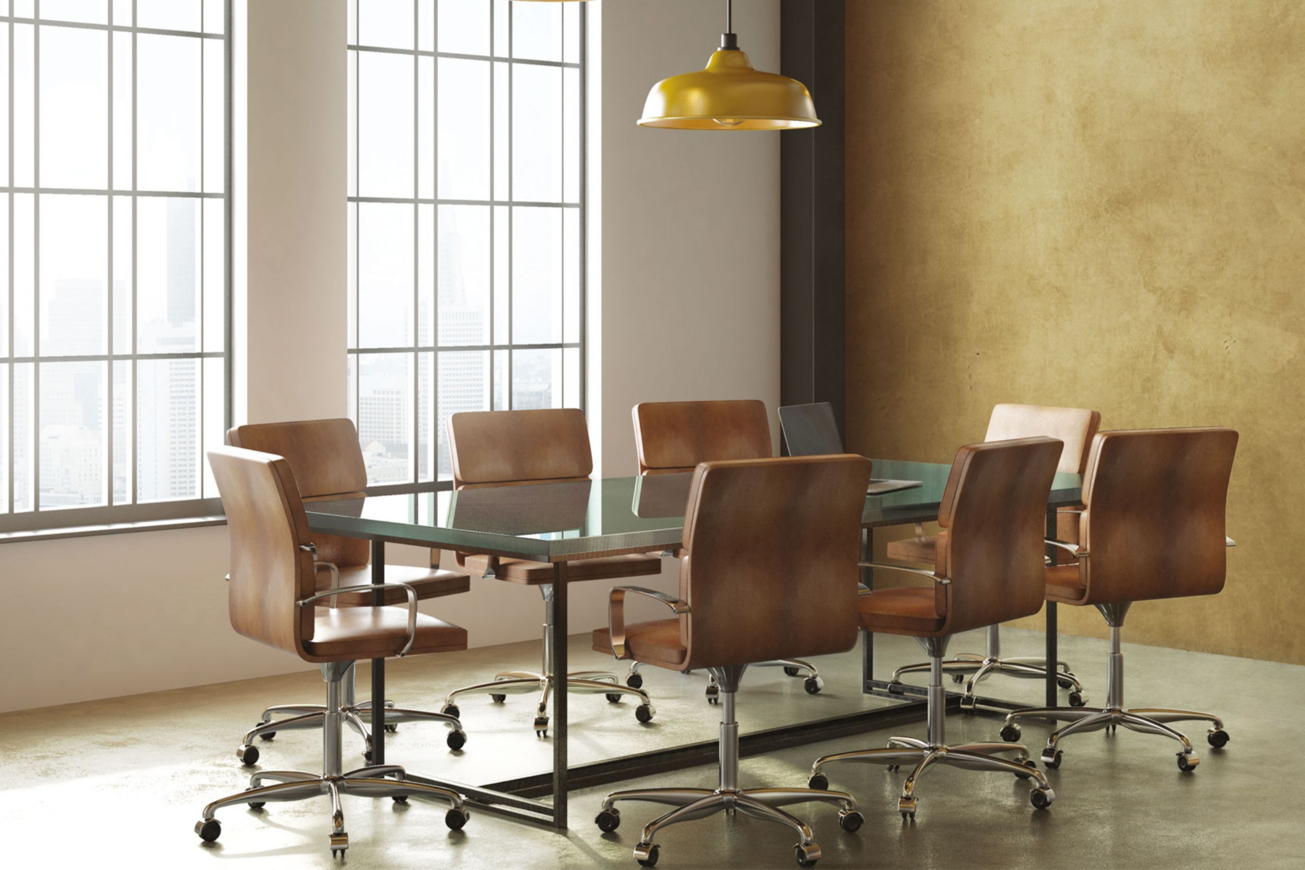 Microcemento在Una Sala da Pranzo申请Parete E Pavimento