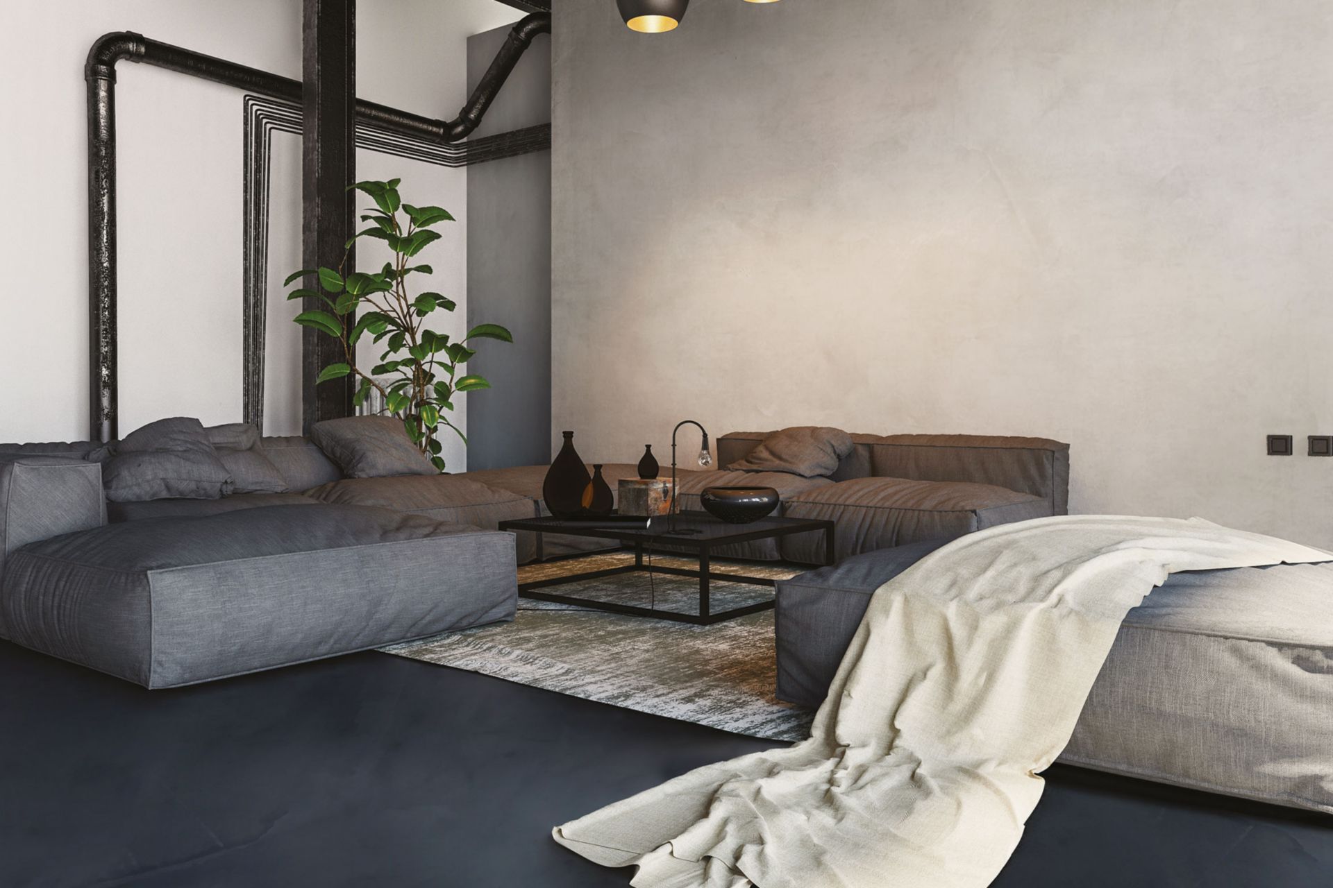 Pareti e Pavimenti Soggiorno在微管