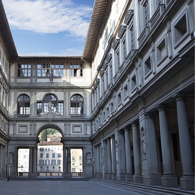 乌菲齐画廊，佛罗伦萨初级艺术博物馆。意大利托斯卡纳