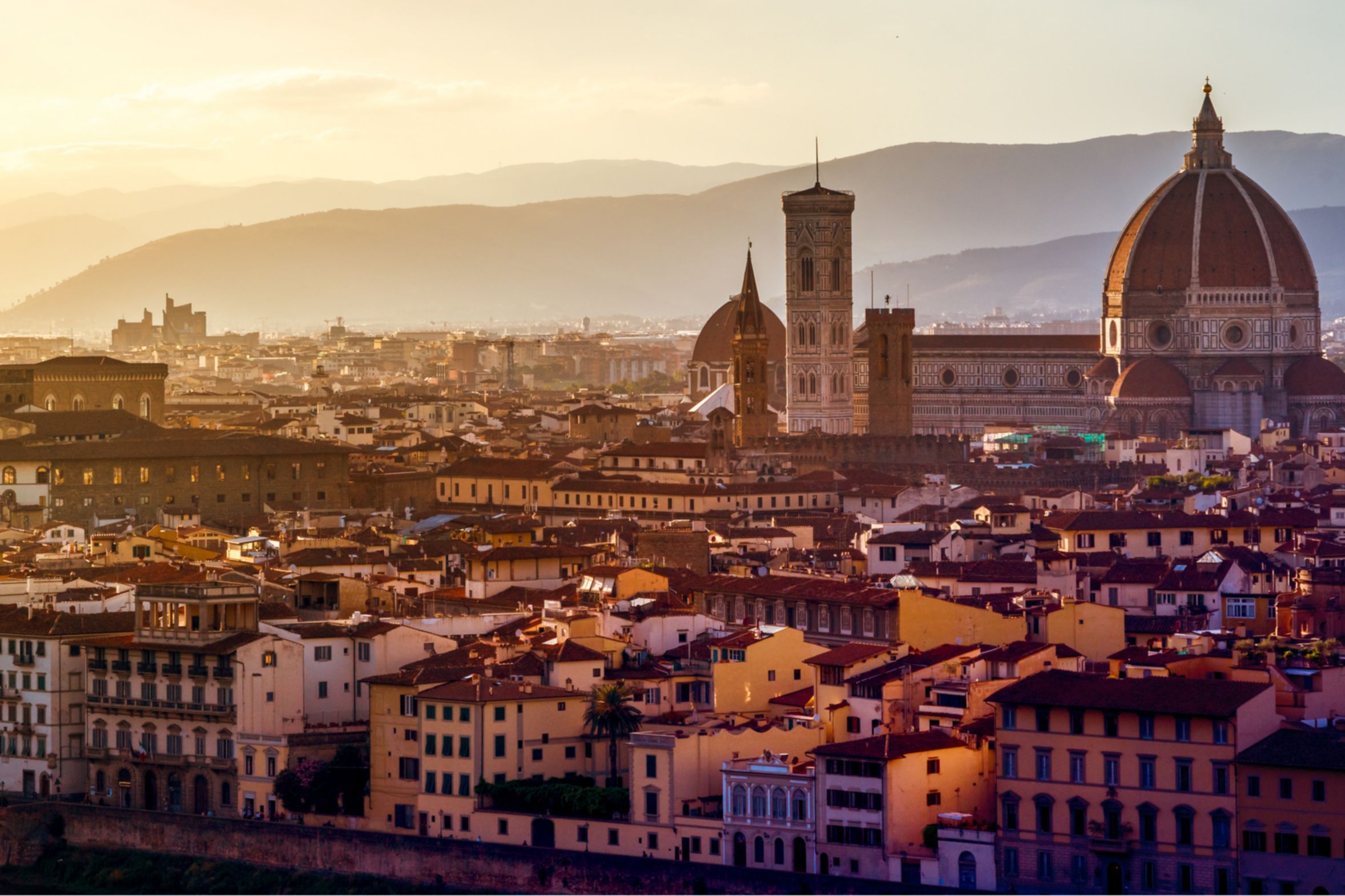 Blick über Florenz vom Michel Angelo Platz 